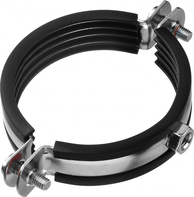 Хомут трубный с гайкой ЗУБР 37850-75-80