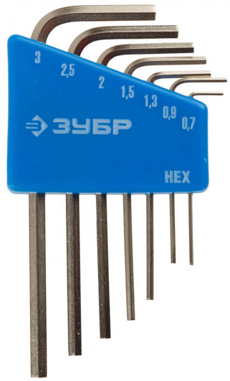 Имбусовые ключи ЗУБР 27471-H7
