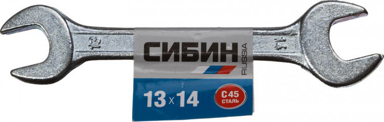 Рожковый ключ СИБИН 27014-13-14