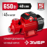 Насос М1 садовый поверхностный ЗУБР НС-М1-650-Ч