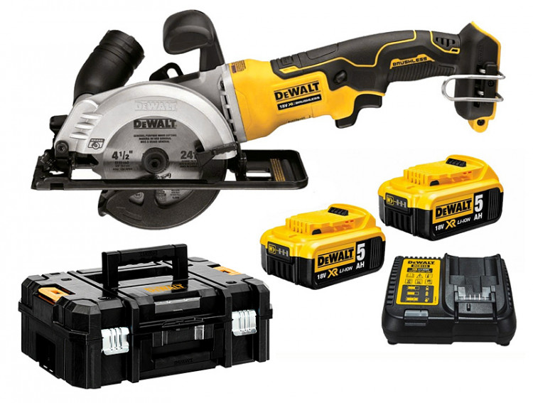 Аккумуляторная дисковая пила DeWALT DCS571P2