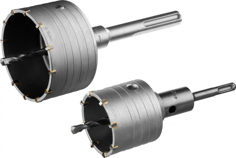 Набор коронок по бетону с оснасткой ЗУБР 29185-H2-2