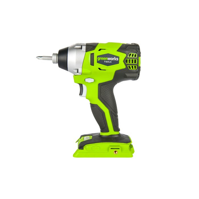 Винтоверт ударный аккумуляторный Greenworks GD24ID, 24V, без АКБ и ЗУ