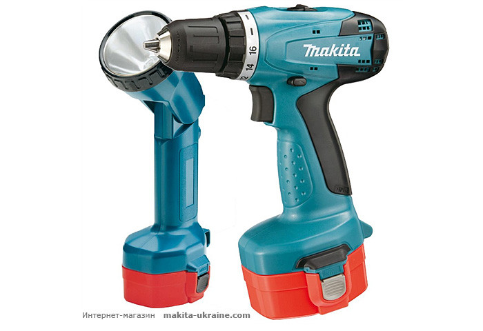 Аккумуляторная дрель-шуруповерт MAKITA 6281DWALE