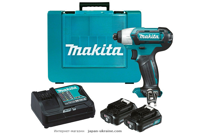 Аккумуляторный ударный шуруповерт MAKITA TD110DSAE
