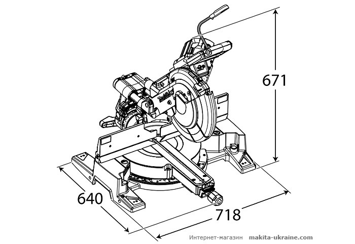 Торцовочная пила MAKITA LS1016L