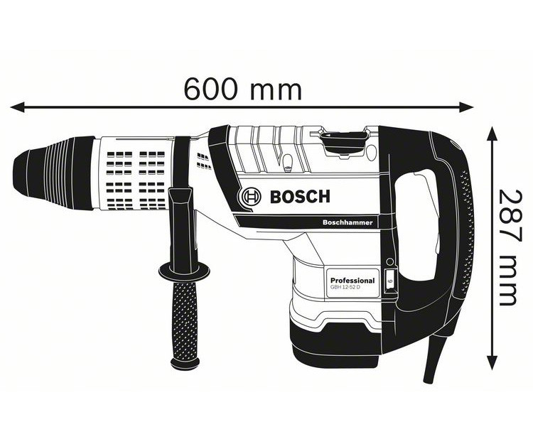 Перфоратор BOSCH GBH 12-52 D