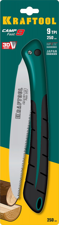 Ножовка походная складная KRAFTOOL CAMP Fast 9 15218