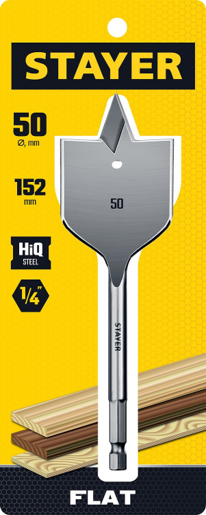 Сверло по дереву перовое STAYER 2950-50_z01