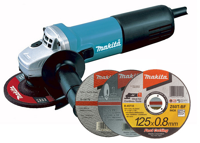 Болгарка MAKITA SET-9558HNG