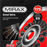 Щетка крацовка дисковая для УШМ MIRAX 35140-175