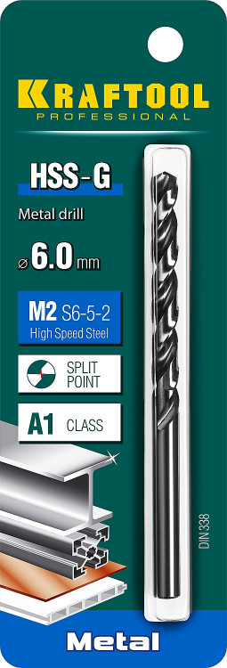 Сверло KRAFTOOL 29651-6