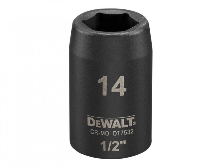 Головка торцевая ударная короткая IMPACT DeWALT DT7532