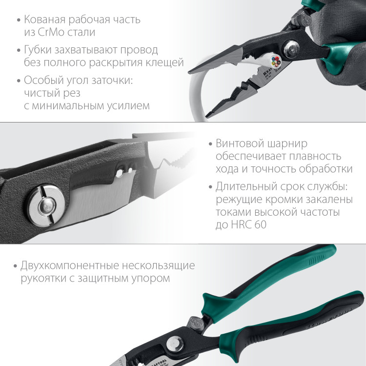 Клещи многофункциональные KRAFTOOL KM-20