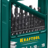 Набор сверл по металлу KRAFTOOL 29651-H19