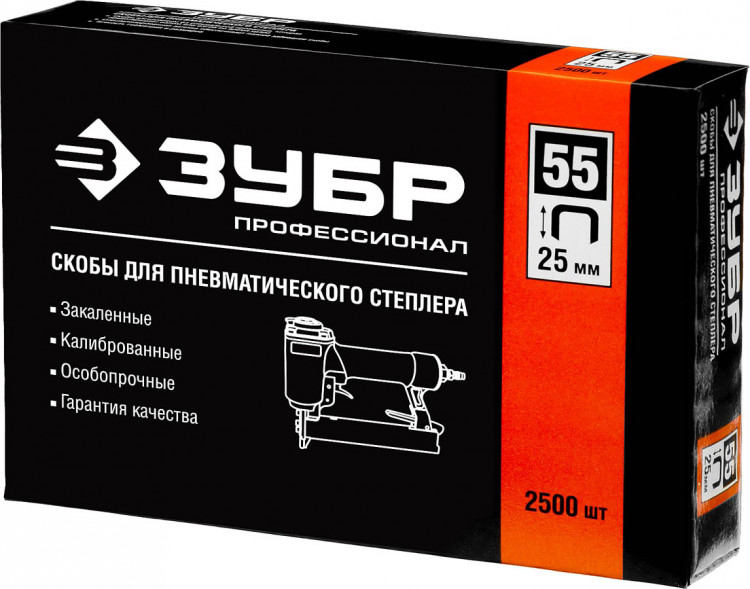 Скобы ЗУБР 31855-25