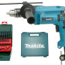 Ударная дрель MAKITA HP1640K + набор сверл