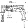 Перфоратор MAKITA HR2470 + набор буров D-00795