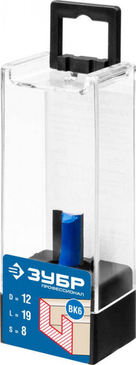 Фреза пазовая прямая ЗУБР 28753-12-19