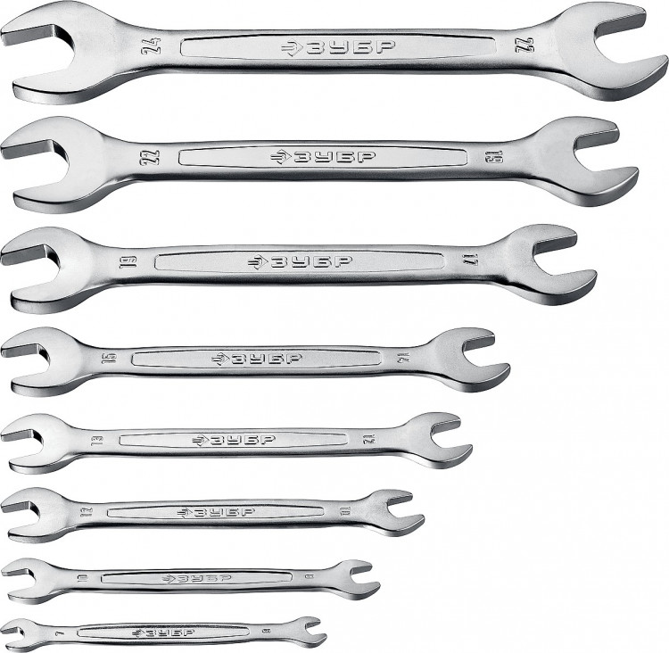 Набор ключей гаечных рожковых ЗУБР 27011-H8_z01