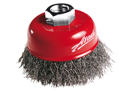 Щётка №003; 112514120 d-125 М14 чашеобразная гофрир.