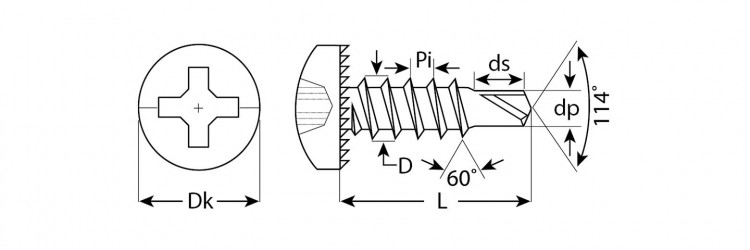 Саморезы со сверлом для листового металла ЗУБР 4-300171-35-09