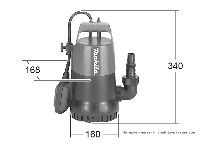 Погружная помпа MAKITA PF0800