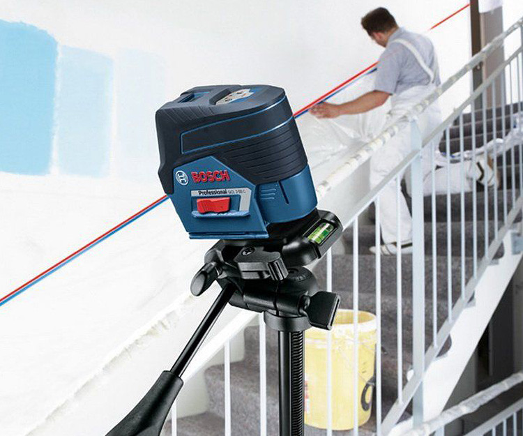 Линейный нивелир BOSCH GCL 2-50 C+RM2 (12 V), BM 3 clip, L-Boxx