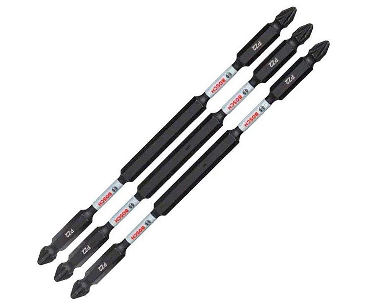 Ударные биты Bosch Impact Control, PZ2, 150 мм, 3 шт.