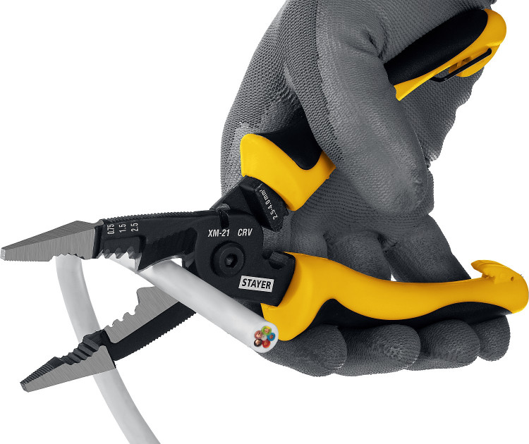 Клещи многофункциональные STAYER XM-21 23342-21