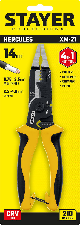 Клещи многофункциональные STAYER XM-21 23342-21