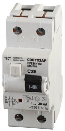 Автоматический выключатель СВЕТОЗАР, SV-49212-30-25-C