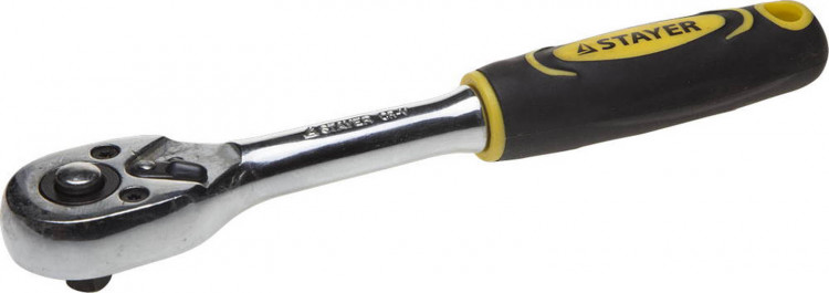 Трещотка для торцовых головок STAYER 27786-1/4