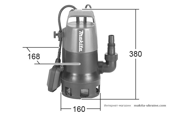 Погружная помпа MAKITA PF1010