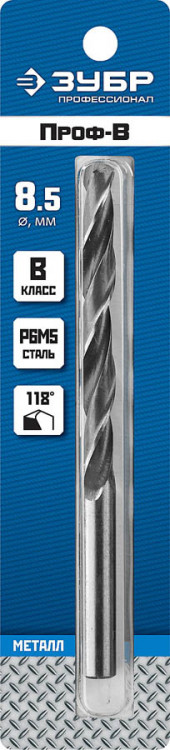 Сверло ЗУБР 29621-8.5