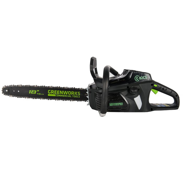 Цепная пила аккумуляторная Greenworks GС82CSK5, 82V, с 1хАКБ 5 А.ч. и ЗУ