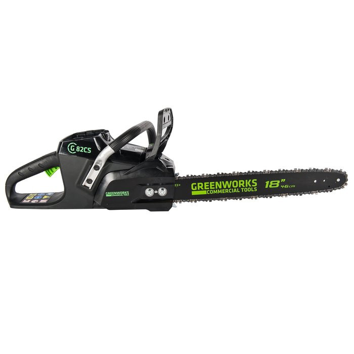 Цепная пила аккумуляторная Greenworks GС82CSK5, 82V, с 1хАКБ 5 А.ч. и ЗУ