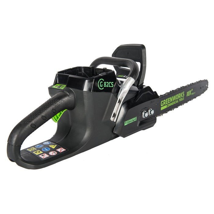 Цепная пила аккумуляторная Greenworks GС82CSK5, 82V, с 1хАКБ 5 А.ч. и ЗУ