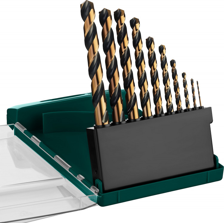 Набор сверл по металлу KRAFTOOL 29656-H10