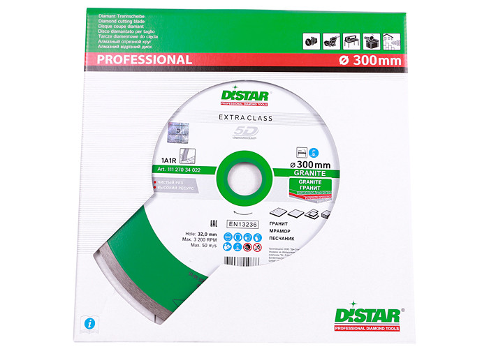 Алмазный диск DISTAR 1A1R 300 Granite