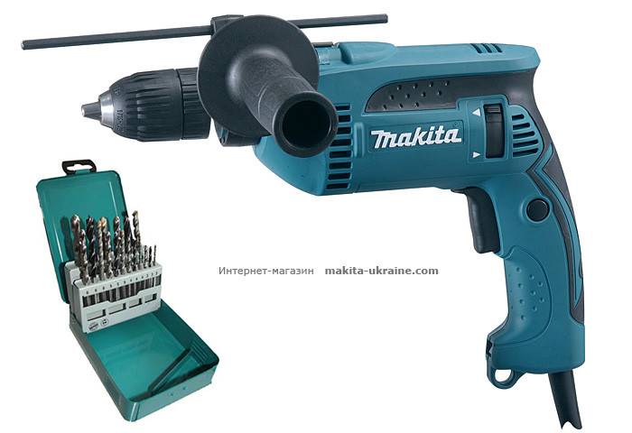 Ударная дрель MAKITA HP1641KX2
