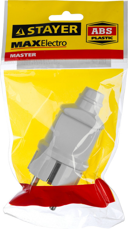 Вилка электрическая STAYER 55160-W