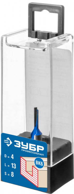 Фреза пазовая прямая ЗУБР 28753-4-13