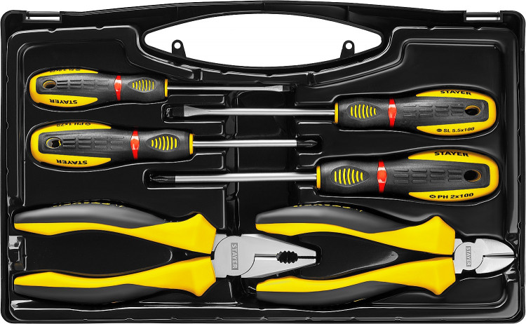 Набор слесарно-монтажного инструмента STAYER 2202-H6