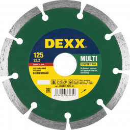 Алмазный диск отрезной DEXX 36701-125_z01