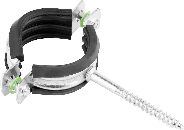 Хомут трубный оцинкованный ЗУБР 37854-40-46-1