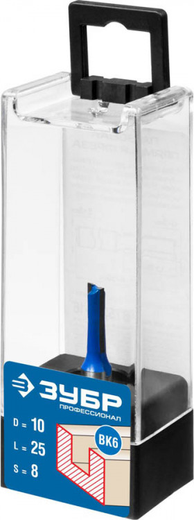 Фреза пазовая прямая ЗУБР 28753-10-25