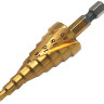 Ступенчатое сверло со спиральной канавкой HSS-TiN MAKITA D-40185
