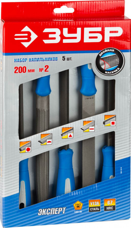 Напильники ЗУБР 16651-20-H5