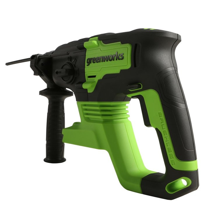 Перфоратор аккумуляторный Greenworks GD24SDS2 2 ДЖ, 24V, без АКБ и ЗУ